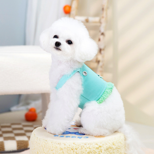 Manteau en jean pour chien toutes saisons C092 pour chiens et chats de petite/moyenne taille - Portable et confortable, taille XXL - Product Image 2