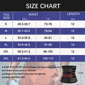 Venta al por mayor s Para Hombre Cremallera Doble Cinturón Neopreno Cintura Entrenador Sauna Cintura Trimmers <span class=keywords><strong>Faja</strong></span> para Hombres - Product Image 6