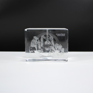 K9 trống pha lê Trophy cho khắc laser hoặc UV in ấn cao cấp hình ảnh Glass Khung ảnh <span class=keywords><strong>s</strong></span>áng tạo pha lê giải thưởng - Product Image 1