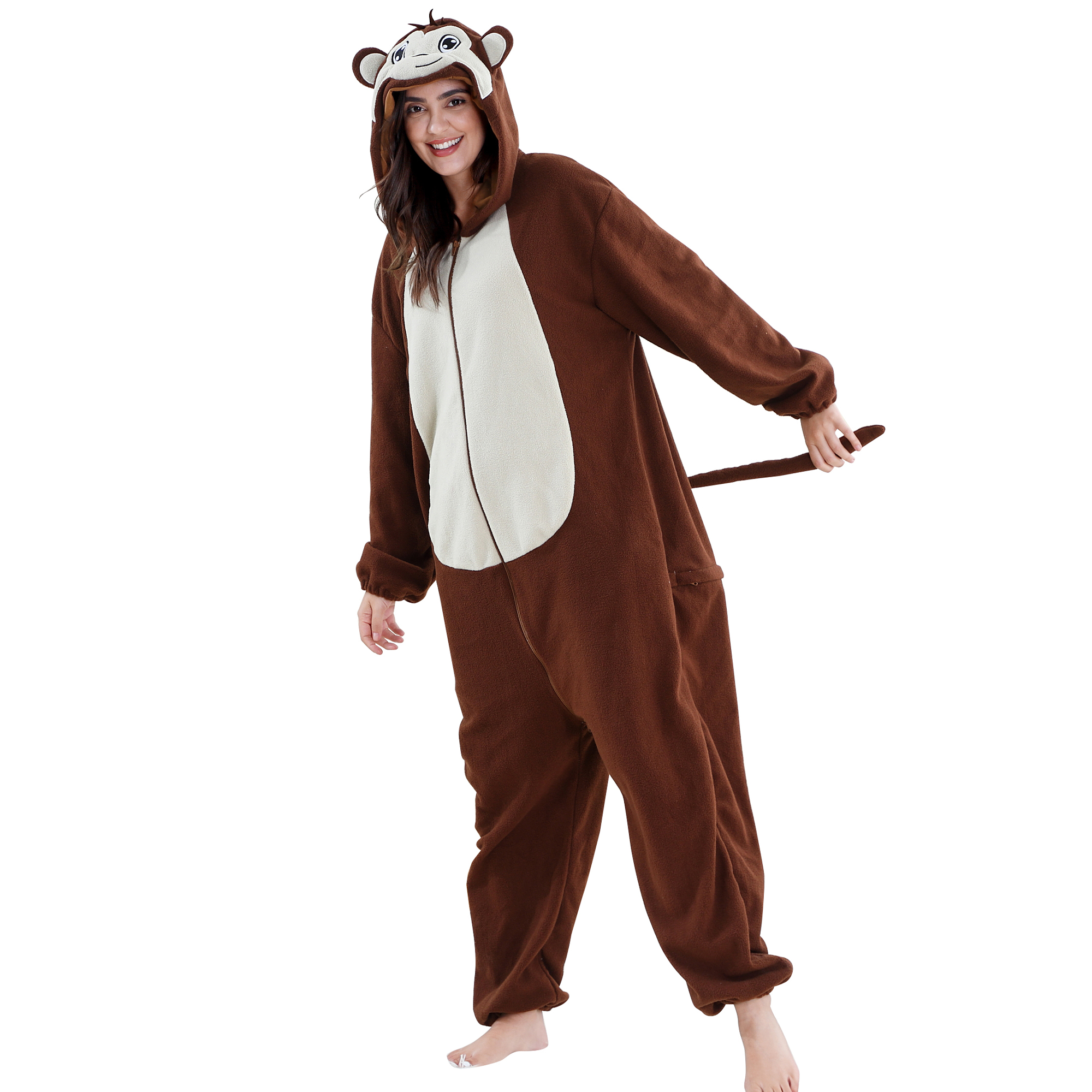 Cómodo patrón de punto de onesie para adultos en varios diseños