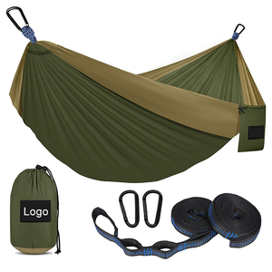 210T tela de nailon paracaídas portátil al aire libre niños hamaca con 2 correas de árbol <span class=keywords><strong>dos</strong></span> personas hamaca ligera <span class=keywords><strong>para</strong></span> mochilero - Product Image 1
