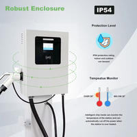 Nuevo Modelo 2026, Cargador de Pared para Vehículos Eléctricos de 20kW, 30kW, 40kW, Cargador Rápido para Vehículos Eléctricos para el Hogar, el Más Vendido, con Doble CCS1/CCS2
