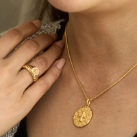 Loveher laiton bijoux haute qualité luxe disque pendentif pour gothique liquide lave croix Fleur-de-Lis médaillon collier femmes hommes