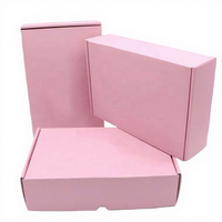 Boîtes en carton ondulé personnalisées pour le commerce électronique, en carton recyclé, avec bande de fermeture éclair, pour l'expédition, boîte robuste