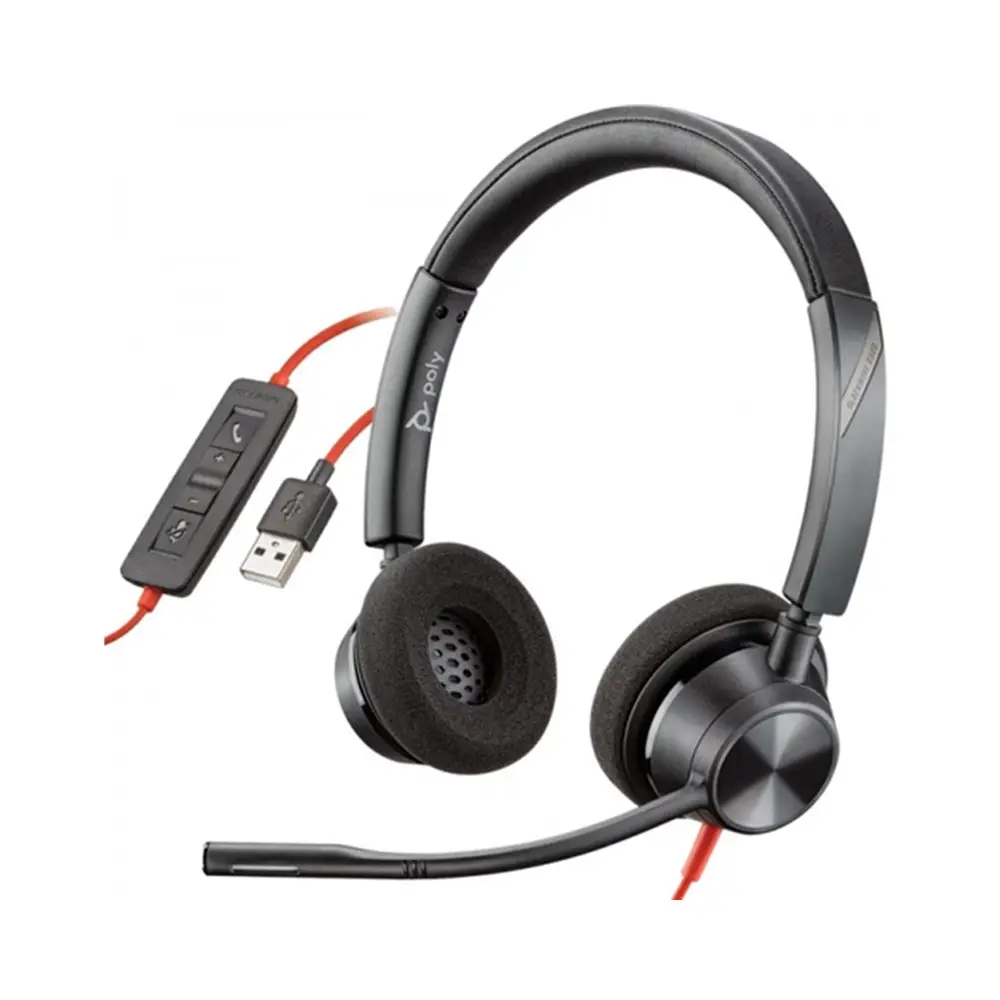 Poly Blackwire-auriculares USB serie 3320, alta calidad, nuevo, disponible