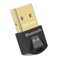 Adaptador USB Bluetooth 5.4, Transmisor de Audio BT, Receptor Inalámbrico para Altavoz, Ratón, Computadora, Portátil