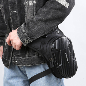 Bolsa de PVC Rígida Impermeable Negra al por Mayor, <span class=keywords><strong>Riñonera</strong></span> Deportiva <span class=keywords><strong>para</strong></span> Hombre, Bolsa de Motocicleta - Product Image 2