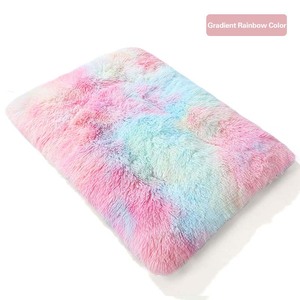 Luxuriöses Modernes Großes Weiches Faser-Haustierbett Matte Langflor Katzen- und Hundekissen Waschbar Winter Tierdruck Nachhaltig Langlebig Farbenfroh - Product Image 4