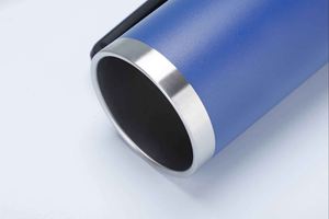 Stainless Steel <b>Coffee</b> Mug With Modern Design and Vacuum Insulation - Product Image 6