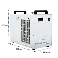 Refroidisseur d'air portable 1PH 220V 0.14KW 14kg pour machine laser CO2, Blue Penguin, marché d'Australie, d'Inde et des Émirats arabes unis
