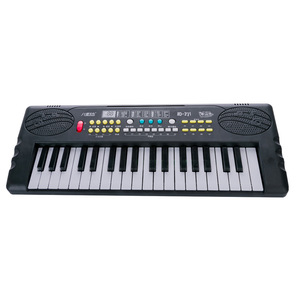 Clavier électronique pour enfants à 37 touches, jouet éducatif pour enfants de 2 à 6 ans, noir avec haut-parleur et touches de piano - Product Image 2