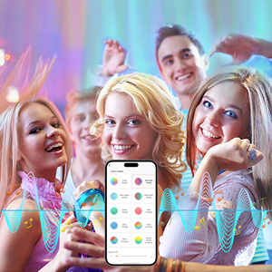 33 "năng động đại dương sóng đèn chảy nước Aurora trực quan RGB rắn màu sắc & hiệu ứng ánh sáng-app & điều khiển từ xa - Product Image 4