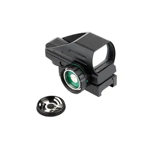 MZJ Optics tactical red green reflex sight scope alluminio 4 reticolo red dot sight lens per la caccia