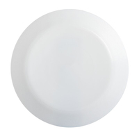 28 pièces de verres d'opale résistants à la chaleur, service de table/service de table en ambre blanche laiteux avec bordure florale, fabrication chinoise