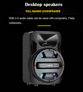 Trung Quốc Custom <span class=keywords><strong>made</strong></span> loa không dây stereo Hot loa 8 inch <span class=keywords><strong>woofer</strong></span> omputer Loa cho máy tính để bàn hộp âm thanh - Product Image 2