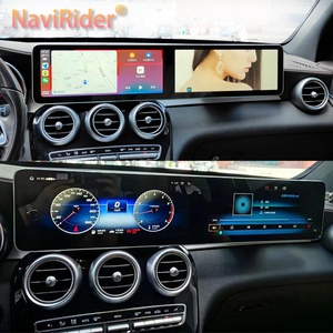 Lecteur vidéo multimédia pour voiture 12.3+12.3 pour Mercedes Benz C GLC NTG 5.0 5.5 6.0 2016-2022 128G Android Carplay GPS Double écran - Product Image 1