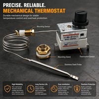CE-CQC-TUV Gasventil 240 Grad Kapillarthermostat Universeller Temperaturregler für Heim- und Gewerbeheizgeräte