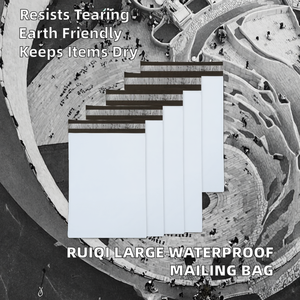 RUIQI Eco-Friendly Large Garment Shipping <b>Bag</b> Strong Thick Mailing <b>Bag</b> Self-adhesive Waterproof Tear-resistant <b>Packaging</b> <b>Bag</b> - Product Image 2