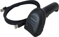 Datalogic-Escáner de código de barras QuickScan QD2500, escáner de código de barras de mano omnidireccional, con cable USB, 1D, 2D, de mano