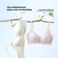 Soutien-gorge sans fil 2026 avec dentelle, push-up, jacquard vertical, doux, sans armatures, sans coutures, effet liftant et galbant, pour femme, usage quotidien, OEM