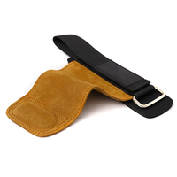 Protector de Palma Personalizado de Cuero Vacuno para Levantamiento de Pesas, Peso Muerto, Press de Banca, Dominadas, Culturismo y Powerlifting