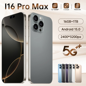 I16 Pro Max, Pantalla AMOLED de 7.3 Pulgadas y 90Hz, Deca <span class=keywords><strong>Core</strong></span>, 16GB de RAM, Android 15, Smartphone para Juegos, Cámara Dual de 108MP, Batería de 7000mAh - Product Image 3