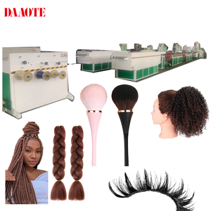 Fil synthétique PET/PBT/PP pour tresses/dreadlocks, cheveux <span class=keywords><strong>synthétiques</strong></span>, fibres, fils, cheveux en plastique, machine à fabriquer des perruques - Product Image 6