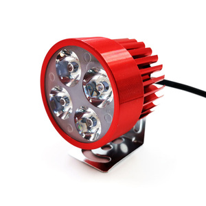Feu avant antibrouillard LED avec stroboscope rouge, phare antibrouillard, de travail, 12-80v DC - Product Image 1