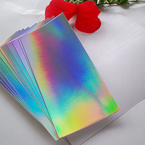 Tùy chỉnh Glossy <span class=keywords><strong>Matte</strong></span> Pet tấm Vinyl không thấm nước Laser máy in phun có thể in Holographic <span class=keywords><strong>metallized</strong></span> Sticker giấy cho gói - Product Image 4