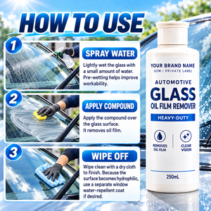 AUTOMOTIVE GLASS <b>OIL</b> FILM <b>REMOVER</b> Japan Model P2 - Product Image 4