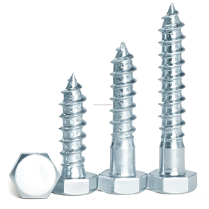 DIN 571 Premium Corrosion-Resistant Hexagon Head <strong>Wood</strong> <strong>Screws</strong> for Outdoor Furniture &amp; Garden Structures - Product Image 1