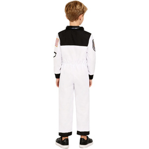 Traje espacial para niños, disfraz de astronauta, blanco y negro, para fiesta de Halloween, disfraz de cosplay para niños - Product Image 1