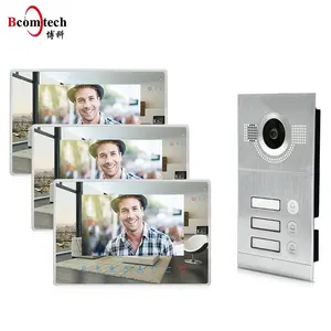 Bcomtech 2018新デザイン720ホームカメラ7インチタッチスクリーンビデオインターホンサポートスマート電話ビデオドア電話
