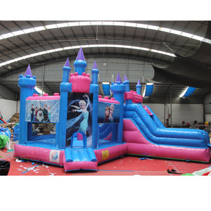 China fábrica barata <span class=keywords><strong>Frozen</strong></span> princesa <span class=keywords><strong>Elsa</strong></span> <span class=keywords><strong>castillo</strong></span> inflable niños fiesta al aire libre comercial Casa <span class=keywords><strong>de</strong></span> rebote inflable - Product Image 2