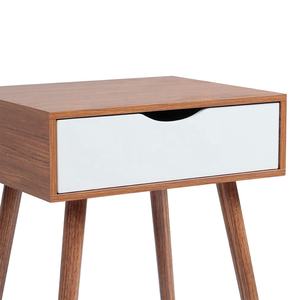 Muebles de dormitorio, mesita de noche, organizador, moderno, de madera, con cajón - Product Image 5