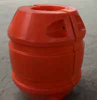 Bouée de dragage marine orange en mousse PE à cellules fermées, taille et couleur personnalisées, flottante pour le dragage