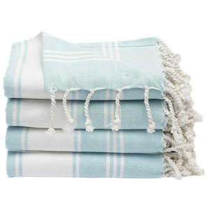 Toalla de Playa de Algodón Turco al por Mayor, Súper Suave, de Secado Rápido, Absorbente, con Rayas Tropicales y Estampado Personalizado - Product Image 2