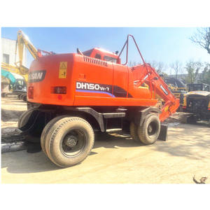 Excavadora Usada Doosan DX150W-7 Eficiente de Segunda Mano, Modelo 2023, Motor de 86kW, Peso Operativo de 15000kg, Hidráulica Inteligente - Product Image 1