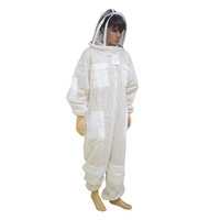 Chinabees – combinaison abeille professionnelle ventilée à 3 couches avec voile de sécurité, chapeau, robe, équipement complet