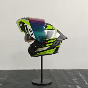 Nuevo Casco <span class=keywords><strong>de</strong></span> Moto Abatible <span class=keywords><strong>de</strong></span> ABS <span class=keywords><strong>de</strong></span> Gran <span class=keywords><strong>Venta</strong></span> con Doble Visor Integrado, Cierre <span class=keywords><strong>de</strong></span> Liberación Rápida y Portátil - Product Image 2