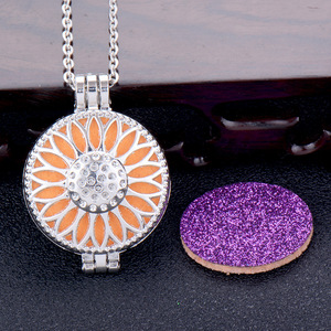 30MM Điều Chỉnh Chữa Bệnh Bằng Thép Không Gỉ <span class=keywords><strong>Diy</strong></span> Aroma Tree Of Life Hương Liệu Tinh Dầu Khuếch Tán Vòng Cổ - Product Image 4