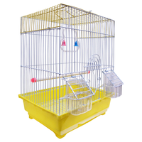 Cage à oiseaux en métal tendance et populaire, petite cage de voyage pour oiseaux vivants, idéale pour l'élevage des canaris - Vente chaude