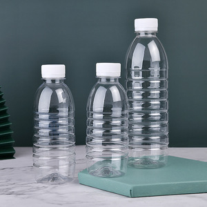 Bottiglia per Bevande Trasparente Senza BPA da 250~1600ml, Bottiglia in Plastica PET Vuota Personalizzabile per <span class=keywords><strong>Acqua</strong></span> Minerale - Product Image 3