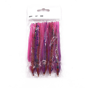 Señuelo de Pesca Artificial de PVC de 4.5 Pulgadas con Ojos 3D, 10g, para Pesca de Calamar y Pulpo, Ideal para Pesca de Grandes Peces - Product Image 4