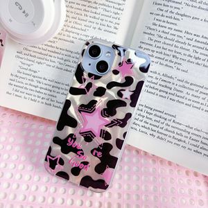 <span class=keywords><strong>Coque</strong></span> <span class=keywords><strong>de</strong></span> <span class=keywords><strong>téléphone</strong></span> mignonne 'You're so Good' avec étoiles roses et imprimé vache noire, compatible avec iPhone 13/14/15, <span class=keywords><strong>coque</strong></span> <span class=keywords><strong>Kawaii</strong></span> pour filles tendance - Product Image 3