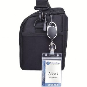 Porte-badge rétractable avec mousqueton et clip, étui vertical étanche pour carte d'identité – Offre Spéciale - Product Image 4