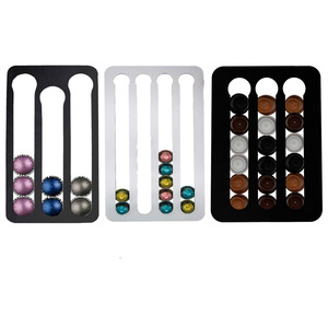 Support pour dosettes de café en alliage, style moderne et simple, fournitures de cuisine compatibles avec différentes tailles de capsules de café - Product Image 1