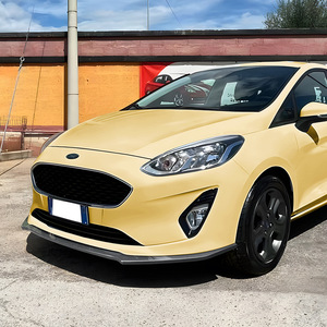 ลิ้นกันชนหน้า Amp-Z ลายคาร์บอนไฟเบอร์ ผิวด้าน สำหรับ Ford Fiesta Mk8 2018-2021 รุ่นมาตรฐาน - Product Image 3