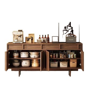 Solid Wood <b>Sideboard</b> 17Mm Eco Friendly <b>Storage</b> Cabinet With Drawers And Doors For Living Room Or Dining Area - Product Image 3