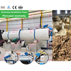 Ligne de production d'engrais organique à base de fumier de canard, traitement des déchets écologique à haute efficacité, moteur 1-20T/H, capacité CE ISO - Product Image 6